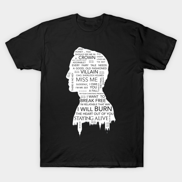 Jim Moriarty  - Sherlock BBC T-Shirt by Uwaki